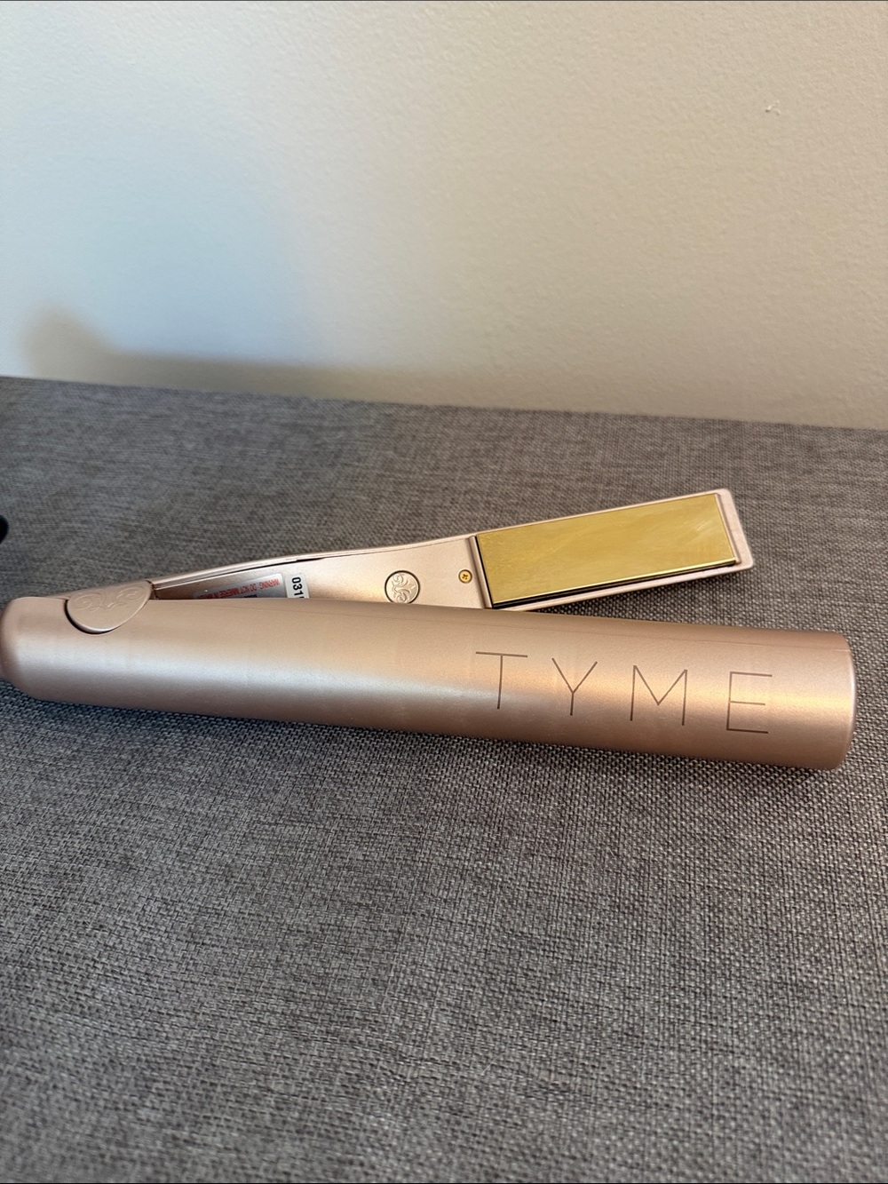 TYME Rose Gold Hair Tool with Gold Plates